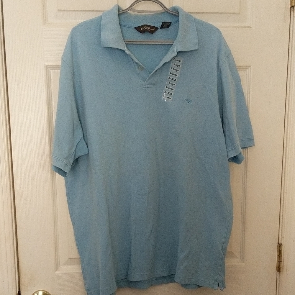 Eddie Bauer Light Blue Polo Shirt